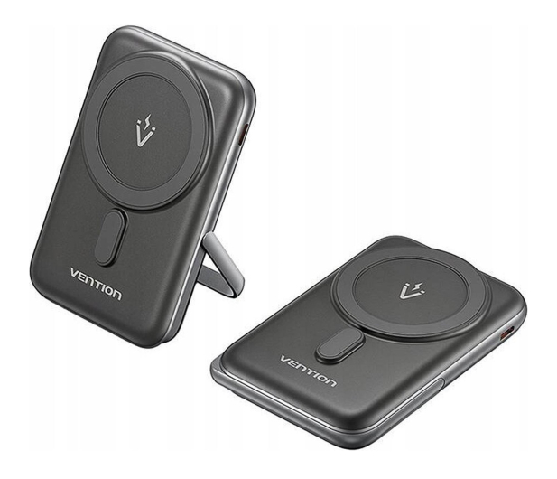 Vention Bezprzewodowy magnetyczny powerbank 20W PD 10000 mAh czarny - 1543375 - zdjęcie 3
